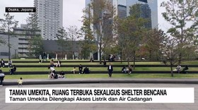 VIDEO: Umekita Park, Taman Cantik Sekaligus Shelter Bencana
