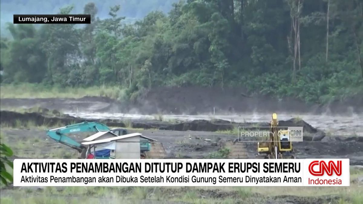 VIDEO: Aktivitas Penambangan Ditutup Dampak Erupsi Semeru
