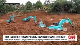 VIDEO: Pencarian Korban Longsor Cilacap Dihentikan