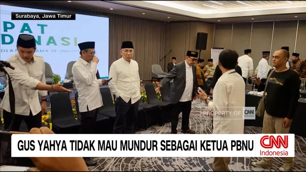 VIDEO: Gus Yahya Tidak Mau Mundur Sebagai Ketua PBNU