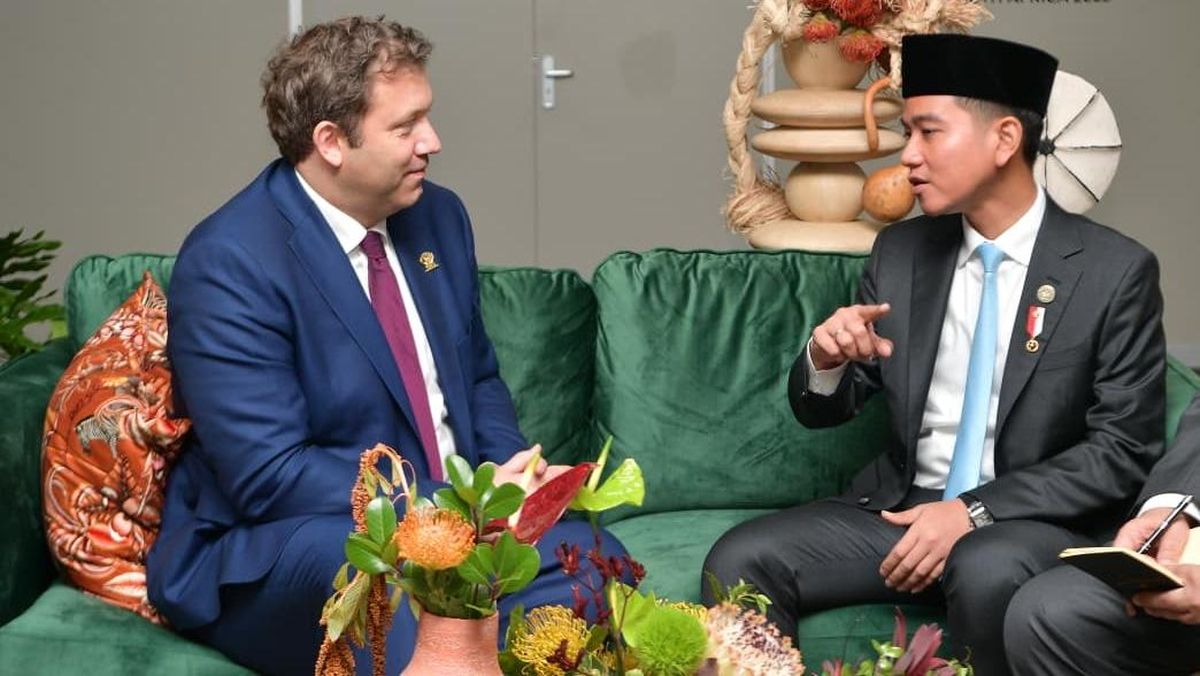 Gibran Temu Wakil Kanselir Jerman di Sela-sela KTT G20 Afrika Selatan