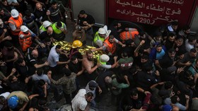 FOTO: Penampakan Serangan Israel ke Beirut Bunuh Komandan Hizbullah