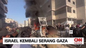 VIDEO: Israel Kembali Serang Gaza