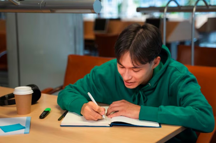 Manfaat journaling sebagai terapi emosional untuk healing. Menulis beri ruang untuk jujur dan bantu mengolah emosi /Foto: freepik.com/freepik