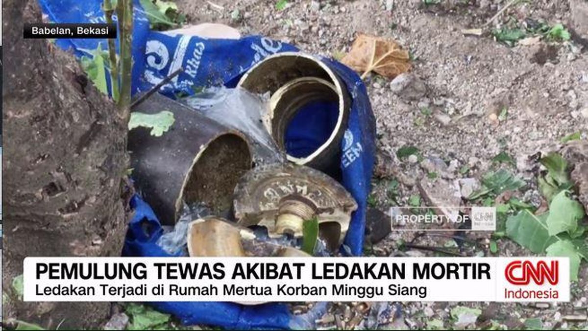 VIDEO: Pemulung Tewas Setelah Tak Sengaja Memotong Mortir di Bekasi