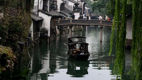 FOTO: Dijuluki Venesia dari Timur, Indahnya Kanal Kuno Wuzhen di China