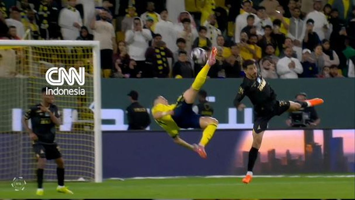 Momen Emas Gol Salto Spektakuler Ronaldo