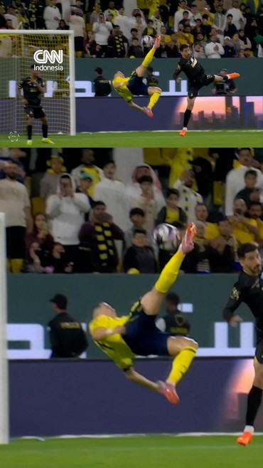 Momen Emas Gol Salto Spektakuler Ronaldo