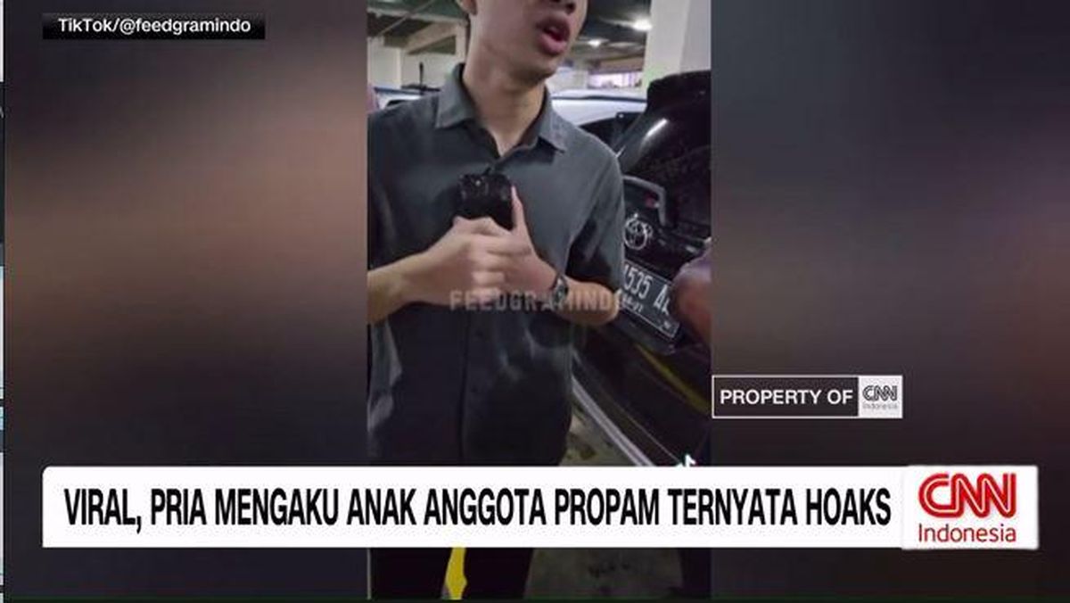 VIDEO: Pria Mengaku Anak Propam Ternyata Hoaks