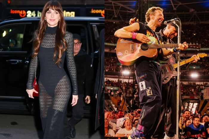 Dakota Johnson dan Chris Martin kembali dikabarkan putus, mengakhiri hubungan mereka yang putus-nyambung selama hampir delapan tahun./ Foto: Instagram.com/dakotajohnson, coldplay