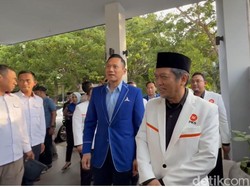 Presiden PKS Sambangi DPP Demokrat, Disambut AHY dan Ibas