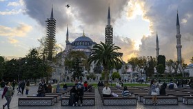 Masjid Biru di Turki.