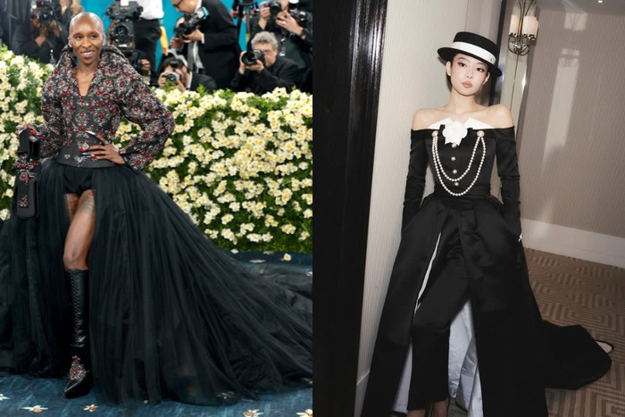 Met Gala 2025 mencuri perhatian lewat tema Superfine: Tailoring Black Style yang merayakan mode Black Dandyism atau Dandyisme Kulit Hitam dengan gaun avant-garde dan setelan khas dandies./ Foto: Instagram.com/cynthiaerivo, jenniebyrubyjane