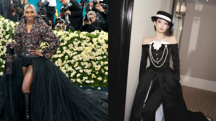 Met Gala 2025 mencuri perhatian lewat tema Superfine: Tailoring Black Style yang merayakan mode Black Dandyism atau Dandyisme Kulit Hitam dengan gaun avant-garde dan setelan khas dandies./ Foto: Instagram.com/cynthiaerivo, jenniebyrubyjane