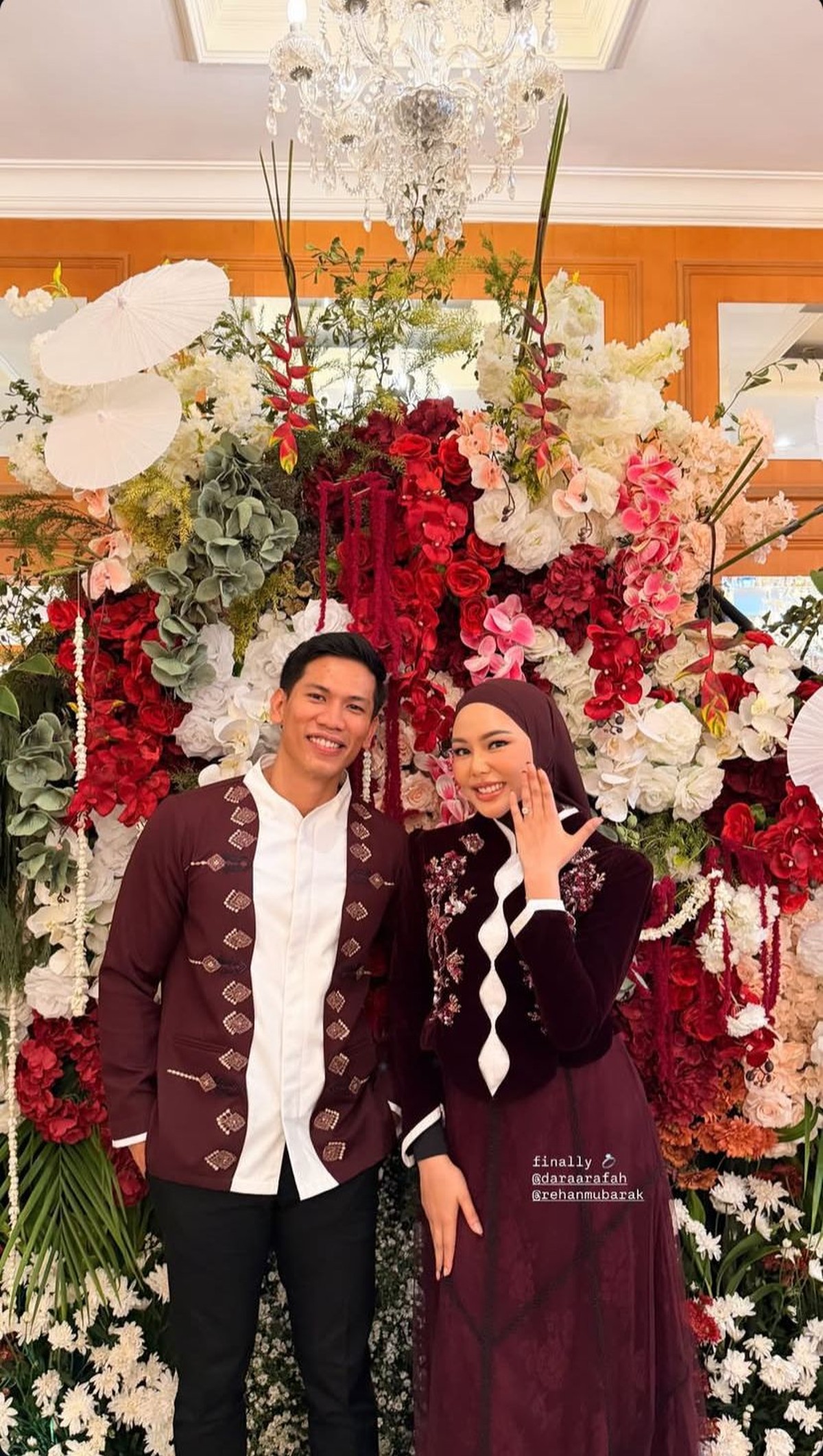 Momen Lamaran Dara Arafah dan Rehan Mubarak