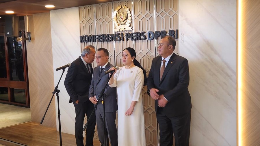 Puan Maharani (kedua dari kanan)-(Adrial/detikcom)