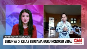 VIDEO: Serunya di Kelas Bersama Guru Honorer Viral