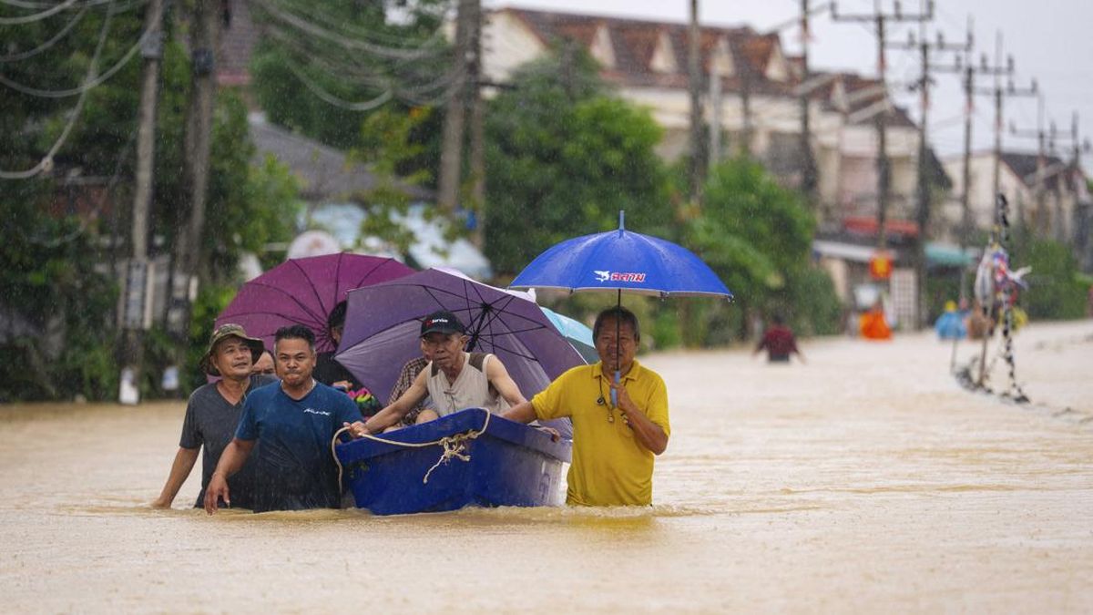 Thailand Banjir Parah, Pemerintah Pakai Drone Terjunkan Bantuan