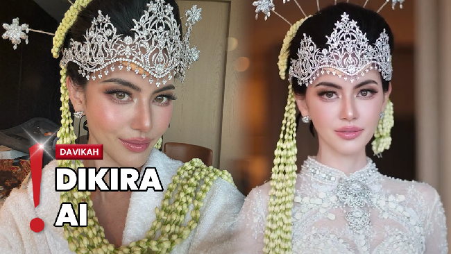 Ada Teteh dari Thailand! Potret Davikah Pakai Baju Pengantin Sunda