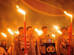 Kapolri Pimpin Renungan Nilai Ksatria Bhayangkara, Komitmen Transformasi Polri