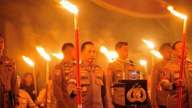 Kapolri Pimpin Renungan Ksatria Bhayangkara di Apel Kasatwil