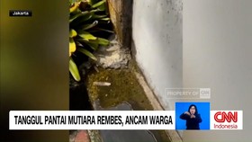 VIDEO: Tanggul Pantai Mutiara Rembes, Ancam Warga