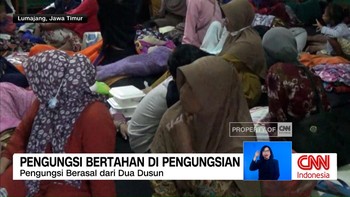 VIDEO: Nestapa Pengungsi Gunung Semeru
