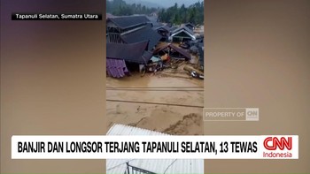 VIDEO: Banjir Dan Longsor Terjang Tapanuli Selatan, 13 Tewas