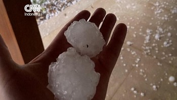 Penampakan Hujan dan Badai Es di Brasil, 246 Orang Terluka