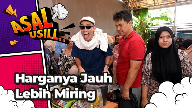 Heboh! Ibu-ibu Rebutan Belanja Kebutuhan Dapur di Pasar Murah