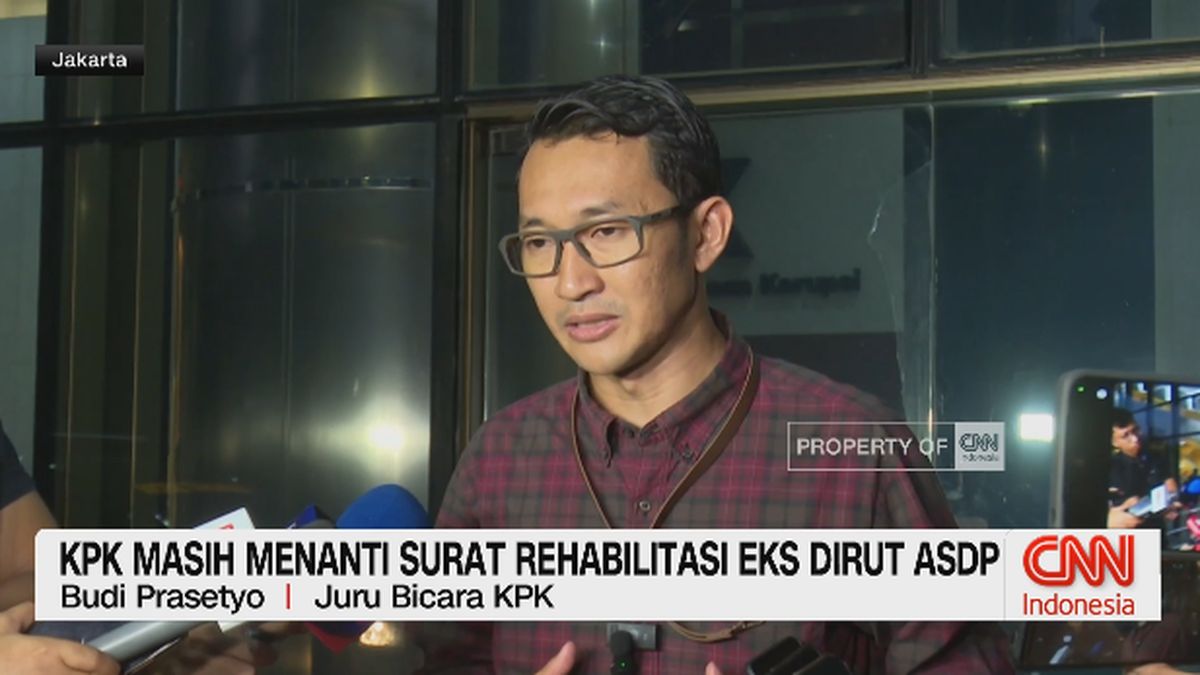 VIDEO: KPK Tunggu Surat Rehabilitasi Eks Dirut ASDP