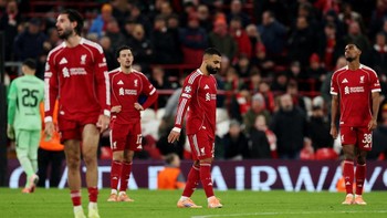 FOTO: Liverpool Merana Dipermalukan PSV di Anfield