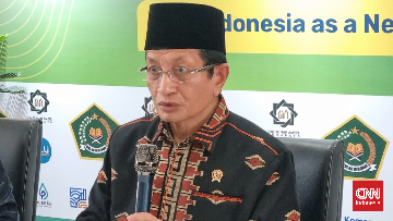 Menag Nasaruddin Disambut Gus Ipul saat Hadiri Pleno PBNU Malam Ini