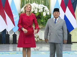Prabowo Bertemu Ratu Belanda di Istana, Menteri-Didit Ikut Menyambut