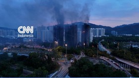 Penampakan 7 Gedung Apartemen Hangus usai Kebakaran, 44 Orang Tewas