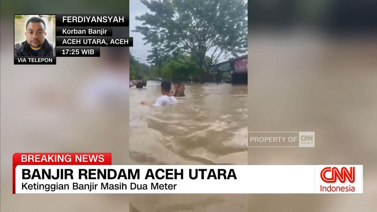 VIDEO: Banjir Rendam Aceh Utara