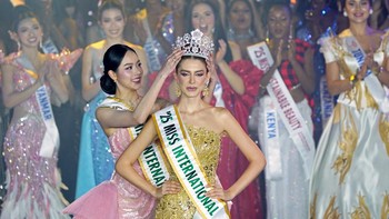 FOTO: Catalina Duque Dinobatkan jadi Miss International 2025