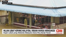 VIDEO: Hujan Lebat Kepung Malaysia, Ribuan Warga Mengungsi