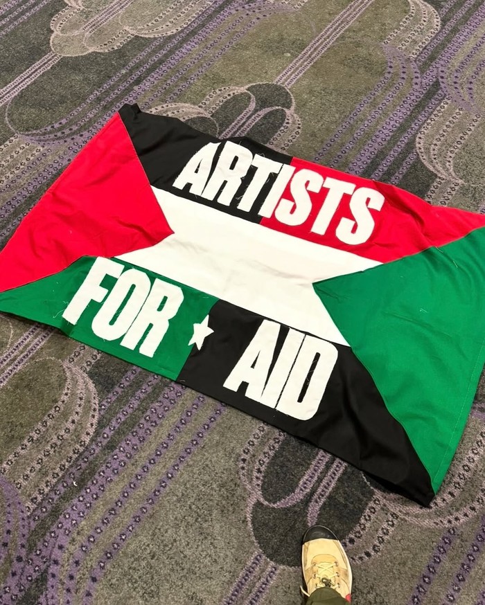 Mustafa mengumumkan deretan artis dan musisi yang akan terlibat di dalam konser amal Artist For Aid. Beberapa musisi yang akan tampil seperti Shawn Mendes, Daniel Caesar, Cairo, Snor Aalegra, dan masih banyak lagi. Konser amal Artist For Aid akan dipandu oleh aktor Pedro Pascal dan supermodel Bella Hadid.