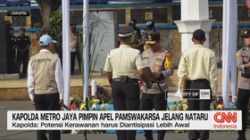 VIDEO: Kapolda Metro Jaya Pimpin Apel Pamswakarsa Jelang Nataru