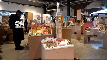 Sambut Natal, Pameran Ini Hadirkan Bangunan Ikonik dari Kue Jahe