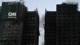 Korban Tewas Kebakaran Apartemen Hong Kong Capai 94 Orang