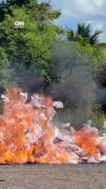 Republik Dominika Musnahkan 1.8 Ton Narkoba