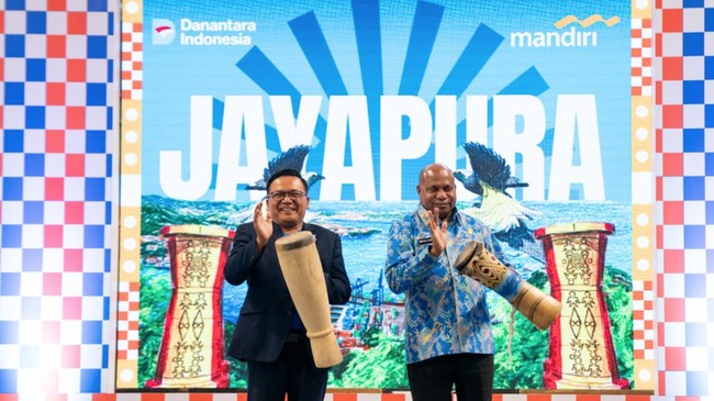 Bank Mandiri gelar Livin' Fest Jayapura 2025, hubungkan UMKM dan layanan finansial, tawarkan peluang usaha dan hiburan bagi masyarakat Papua.