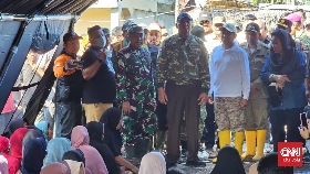 Menhan saat Tinjau Bencana Aceh: Pengungsi Butuh Tindakan Cepat