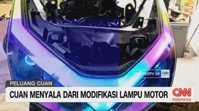 VIDEO: Cuan Menyala Dari Modifikasi Lampu Motor