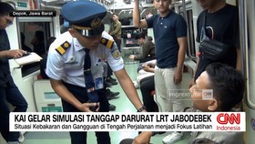 VIDEO: KAI Gelar Simulasi Tanggap Darurat LRT Jabodebek