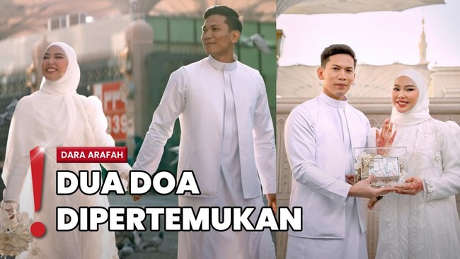 Mimpi Terwujud, Dara Arafah Dinikahi Rehan Mubarok di Madinah