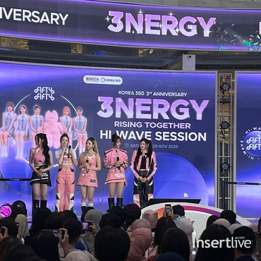 Tampilkan Lagu Terbaru, FIFTY FIFTY Guncang Acara Anniversary KOREA 360