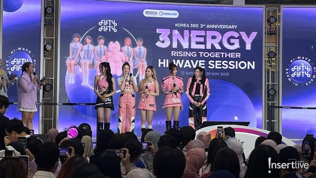 Tampilkan Lagu Terbaru, FIFTY FIFTY Guncang Acara Anniversary KOREA 360